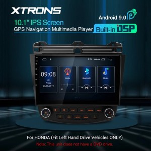 Navegador GPS para Honda Accord Android 9 LCD 10,1" Táctil